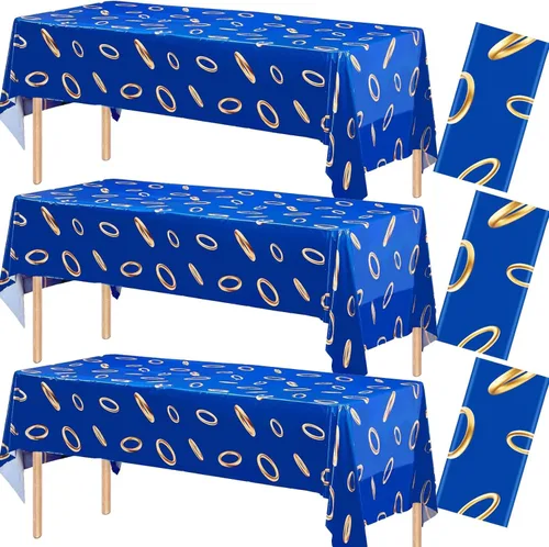 Vista 14 de 3 manteles de plástico desechables de 54 x 108 pulgadas, estampado de leopardo rojo y negro con labios rojos, manteles impermeables para cumpleaños