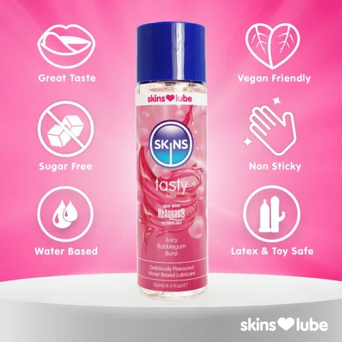 Vista 2 de Creative Conceptions LLC 82368: Lubricante a base de agua Skins Bubblegum 4.4 oz
