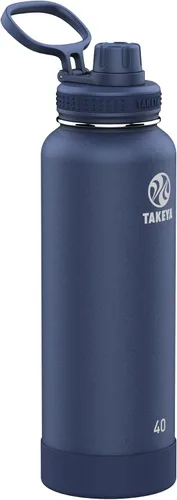 Vista 51 de Takeya Actives Botella de Agua con Tapa de Boquilla, Botella con Doble Aislamiento de Acero Inoxidable, Apta para Lavavajillas y Sin BPA, Botella