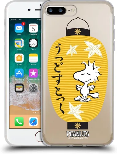 Vista 163 de Carcasa de gel para iPhone 7 Plus/iPhone 8 Plus, diseño de Snoopy Oriental de Peanuts, Badges