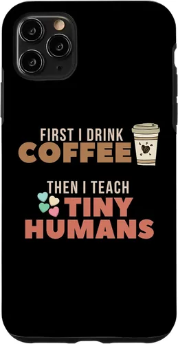 Vista 11 de Funda para iPhone 15 I Teach Tiny Humans Back to School Preescolar Daycare Teacher Case
