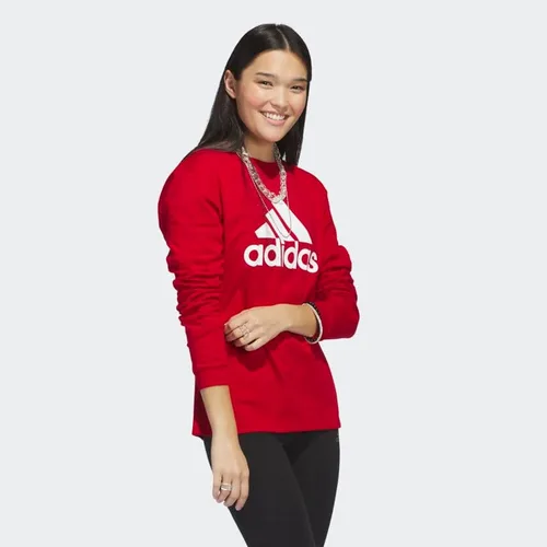Vista 4 de adidas Camiseta de manga larga con diseño de insignia de deporte para mujer