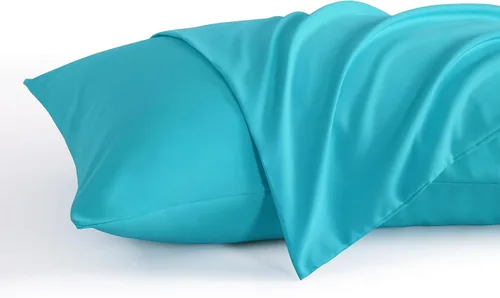 Vista 44 de NTBAY Juego de 2 fundas de almohada estándar, paquete de 2 fundas de almohada de microfibra cepillada de 20x26, suaves, resistentes a las arrugas, a