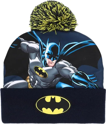 Vista 2 de Batman Classic Bat Signal - Conjunto de gorro y guantes para jóvenes, multicolor, Multi colorido