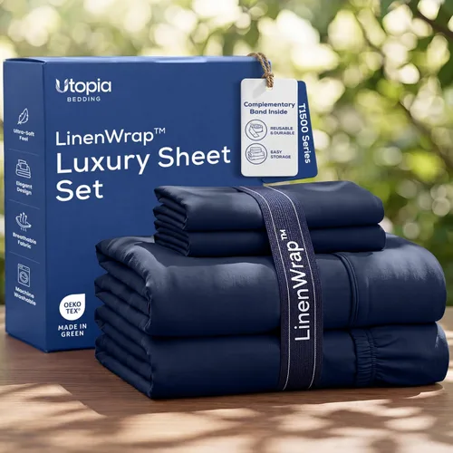 Vista 14 de Utopia Bedding - Juego de sábanas, tamaño individual, microfibra cepillada, suaves, esquinas profundas, incluye 1 encimera, 1 bajera y 1 fundas