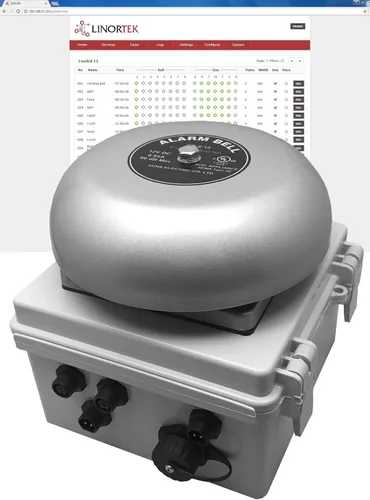 Vista 8 de K-M2 todo en uno TCP/IP ruidoso eléctrico escuela fábrica almacén alarma sistema automático programable temporizador software