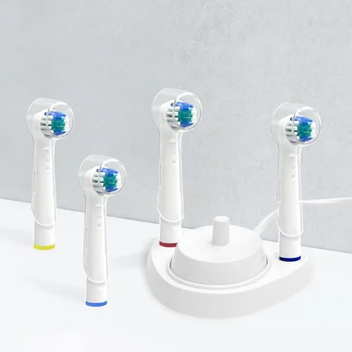 Vista 2 de Cubierta de cepillo de dientes para cepillo de dientes eléctrico Oral-b Cabezales de repuesto para cepillos de dientes de viaje, cubierta