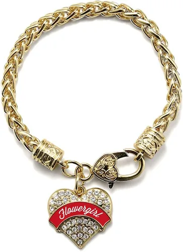 Vista 240 de Inspired Silver - Pulsera de plata con dije de corazón pavé con circonitas cúbicas