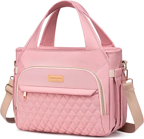 Vista 10 de Bolsa de Almuerzo Lonchera para Mujeres - Bolsa Térmica Aislada para Mujeres y Hombres, Grandes Bolsas de Almuerzo para Mujeres a Prueba de Fugas