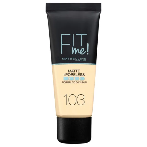 Vista 14 de Maybelline New York Fit Me Matte + Poreless Base Líquida, Formato de Bolsa, 220 Natural Beige, 1.3 onzas 220 Beige natural