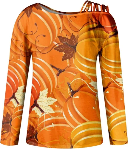 Vista 4 de COTECRAM Blusa sexy de manga larga con hombros descubiertos para otoño e invierno 2023