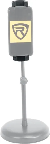 Vista 7 de Rockville Istand 22 Tablet Smartphone Holder 360 grados giratorio, ABS y agarre de goma, se adapta a 4.7-12.9 pulgadas, para soportes de micrófono