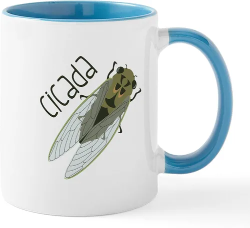 Vista 14 de CafePress Cicada Mugs - Taza de café de cerámica de 11 oz (11.0 fl oz)