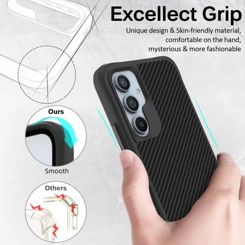 Vista 7 de Miimall Funda resistente para Galaxy A54 0.18 oz, funda de teléfono resistente, cargador inalámbrico [protección de cuerpo completo]