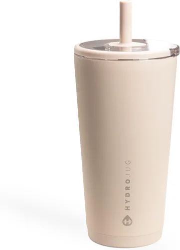 Vista 16 de HydroJug Everyday Tumbler 20 oz – Ceramic-Lined Insulated Tumbler with Straw and Soft-Touch Lid, Cup Holder Friendly, Double-Wall Vacuum Insulation