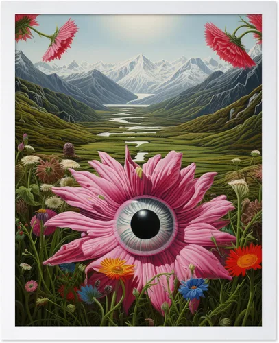 Vista 15 de Poster Master Póster de retrato de mujer, estampado de mariposa retro, arte de collage, arte femenino, arte femenino, arte moderno, arte floral