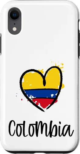 Vista 25 de Colombia Heart Art Cool South America Spanish Colombian Gift Case for iPhone 17