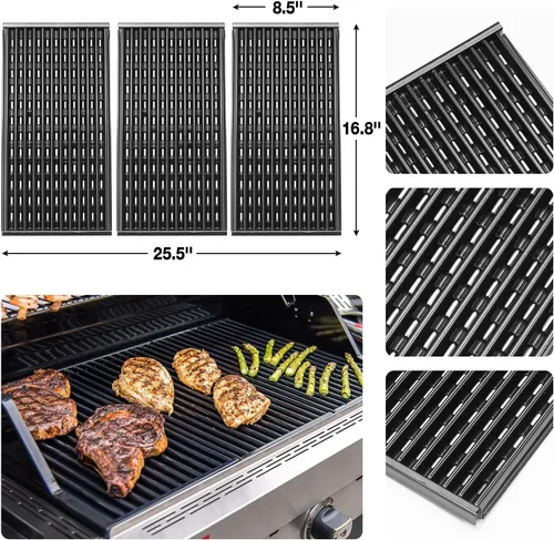 Vista 2 de Rejillas de parrilla infrarroja de 17 pulgadas para Charbroil Performance Tru Infrared 3 quemadores 463370719 463371116 463280019 463371716 46333316