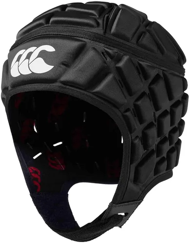 Vista 2 de Canterbury Protector de cabeza unisex Raze Rugby Gorra Scrum, cobertura completa Correa de barbilla de borde suave Orificios diseñados