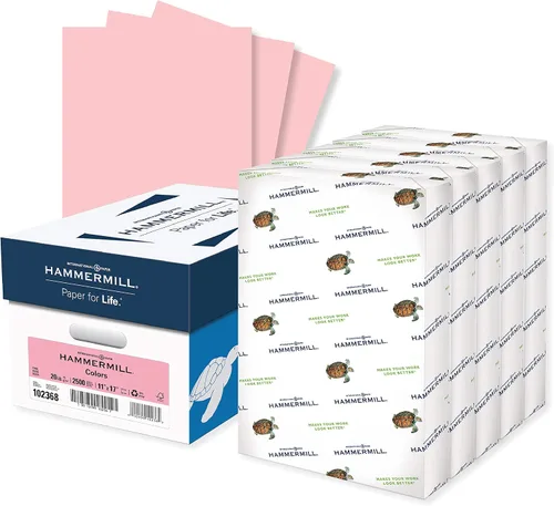 Vista 36 de Hammermill - Papel de color, papel de impresora color ante de 20 libras, 8.5 x 11 pulgadas - 1 resma (500 hojas), fabricado en los Estados Unidos