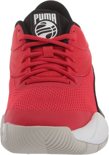 Vista 2 de PUMA Tenis de baloncesto triples para hombre, Rojo