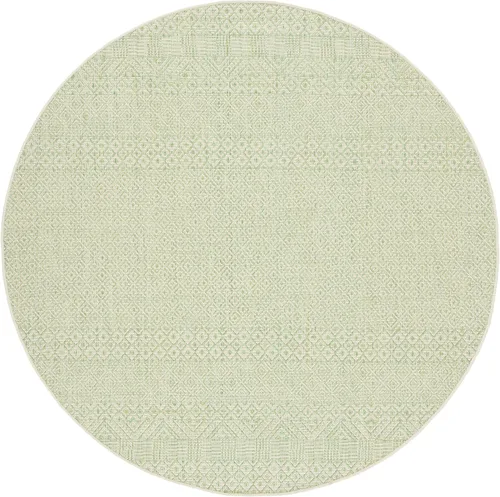 Vista 51 de SAFAVIEH Alfombra lavable para exteriores, colección Courtyard de 2.3 x 6.7 pies, beige y azul aguamarina, no desprende pelusa y es fácil