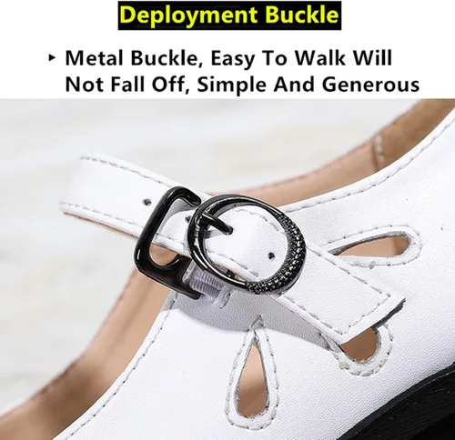 Vista 6 de STMYH Zapatos de tacón alto con plataforma para mujer, diseño de Dermis, con encaje retro, de moda