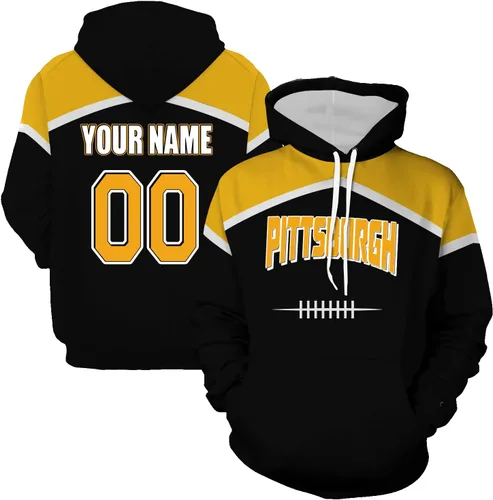Vista 19 de Sudaderas con capucha personalizadas para hombre, regalos para fanáticos de la ciudad del fútbol, para mujeres, hombres, jóvenes, con nombre y número