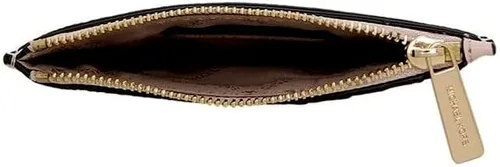 Vista 4 de Michael Kors Jet Set - Estuche para tarjetas con cremallera superior cartera para monedas color marrón Marrón Jet Set Travel