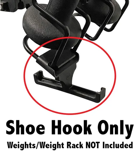 Vista 2 de Gancho para zapatos compatible con bicicleta Peloton (no compatible con bicicletas +)