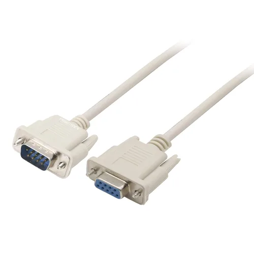 Vista 8 de Cable serie de datos RS232 DB9 de 9 pines, macho a hembra DB9 recto Cable de extensión YOUCHENG para computadoras, impresoras, escáneres de 4.5 pies