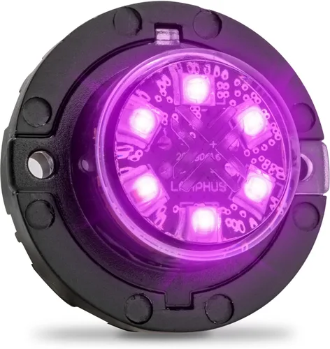 Vista 31 de Lamphus SnakeEye III - Luz estroboscópica de posición oculta [SAE Clase 1] [IP67 Impermeable] [72 Modos de flash] [Función TBT] Luces de advertencia