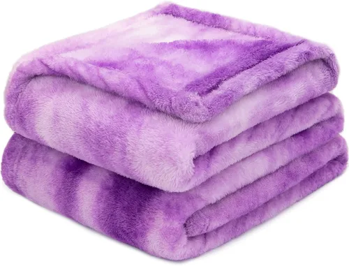 Vista 22 de MUGD Manta rosa para cama, manta de forro polar rosa claro, mantas suaves para mujeres y niñas, bonita decoración del hogar B-bean Rosa