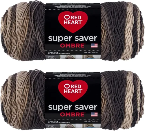 Vista 53 de Red Heart Super Saver Jumbo Ovillo de lana, Amatista