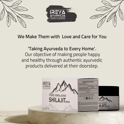 Vista 2 de Himalaya Shilajit Resina pura y original 1.05 oz (1.05 onzas) - Suplemento de hierbas ayurvédicas 100% natural para hombres y mujeres, aumenta