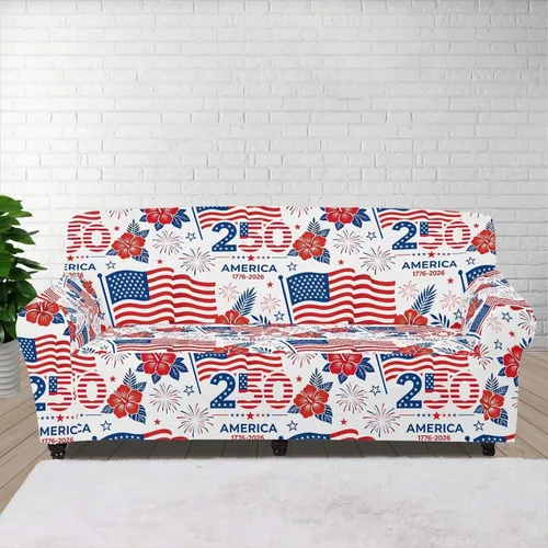Vista 116 de AFPANQZ Fundas elásticas para sofá, fundas de sofá de águila con bandera estadounidense, fundas de sofá para sofá biplaza para sofás, protectores