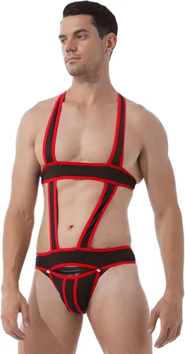 Vista 11 de Jockstrap Lucha Sencillo Bolsa Hebilla Bolsa Leotardo Ropa Interior Arnés Monos