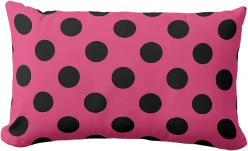 Vista 57 de Fundas de almohada de lunares negros sobre beige de 16 x 16 pulgadas, fundas de almohada decorativas rústicas y cuadradas para decoración del sofá