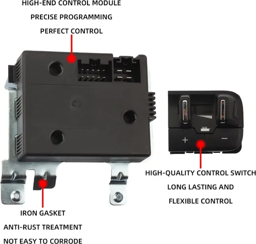 Vista 3 de Dasbecan Controlador de freno de remolque electrónico integrado compatible con Dodge Ram 1500 2500 3500 4500 5500 2016-2018, Ram 1500 Classic