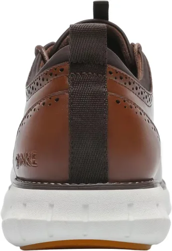 Vista 4 de SVNKE Zapatillas de vestir para hombre, zapatos casuales de moda con cordones, zapatos Oxford formales
