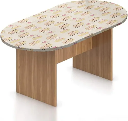 Vista 19 de Mantel ovalado ajustable, decoración de medusas, borde elástico, de poliéster, con forma de medusa, estilo bohemio, con estampado de playa, se
