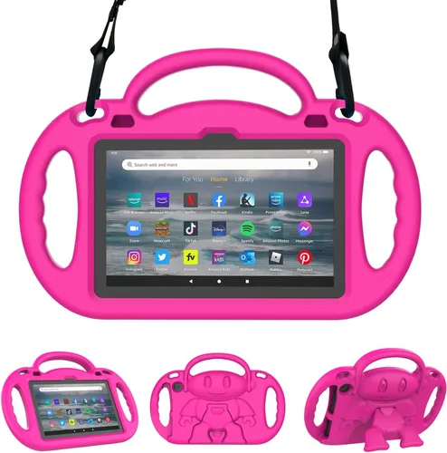 Vista 19 de Funda infantil para tablet Fire 7 (12ª generación, 2022), color azul
