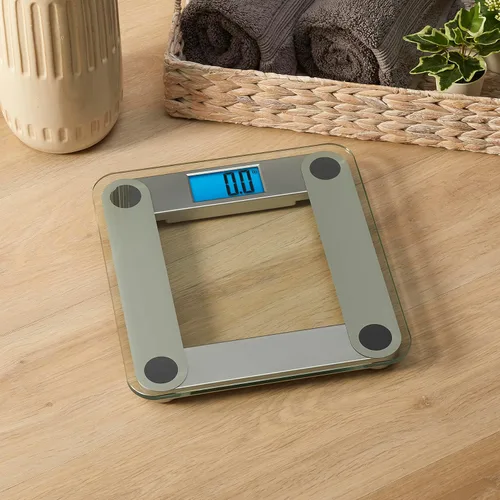 Vista 5 de EatSmart Balanza digital de precisión para baño, con visualizador iluminado extra grande