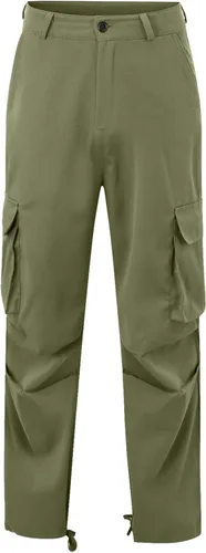 Vista 2 de EELHOE Mens Summer Pants Regular Fit Lightweight Ripstop Trousers Tactical Hiking Outdoor Bottom Pant with Multi-Pockets