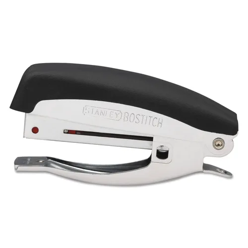 Vista 7 de Bostitch Office Deluxe 42100 - Engrapadora manual de 20 hojas con agujero de anclaje, cromo/negro