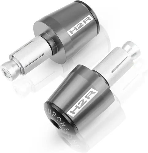 Vista 6 de Contrapeso 7/8 "22MM motocicleta accesorios mango extremos agarraderas barra manillar para Kawasaki para Ninja H2R H2 R 2015 2016 2017