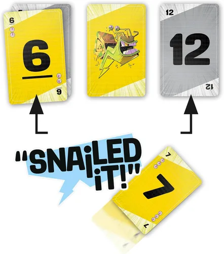 Vista 3 de ¡Lo caracoleaste! Juego Juegos familiares fáciles de aprender para niños, adolescentes y adultos Juego de cartas de caracoles A partir de 8