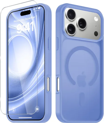 Vista 1654 de Funda para Google Pixel 10 Pro XL, cubierta magnética mate, color negro Fit for MagSafe, Screen Protector included, Shockproof Military Grade