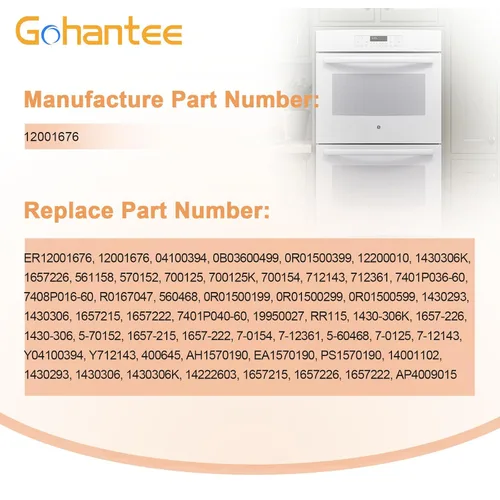 Vista 2 de gohantee Kit de 4 bloques de receptáculo de terminales de quemador, repuesto # 12001676, compatible con Kenmore Sears y Maytag