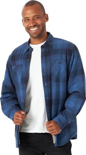 Vista 20 de Wrangler Authentics Men's Long Sleeve Sherpa Lined Shirt Jacket Índigo